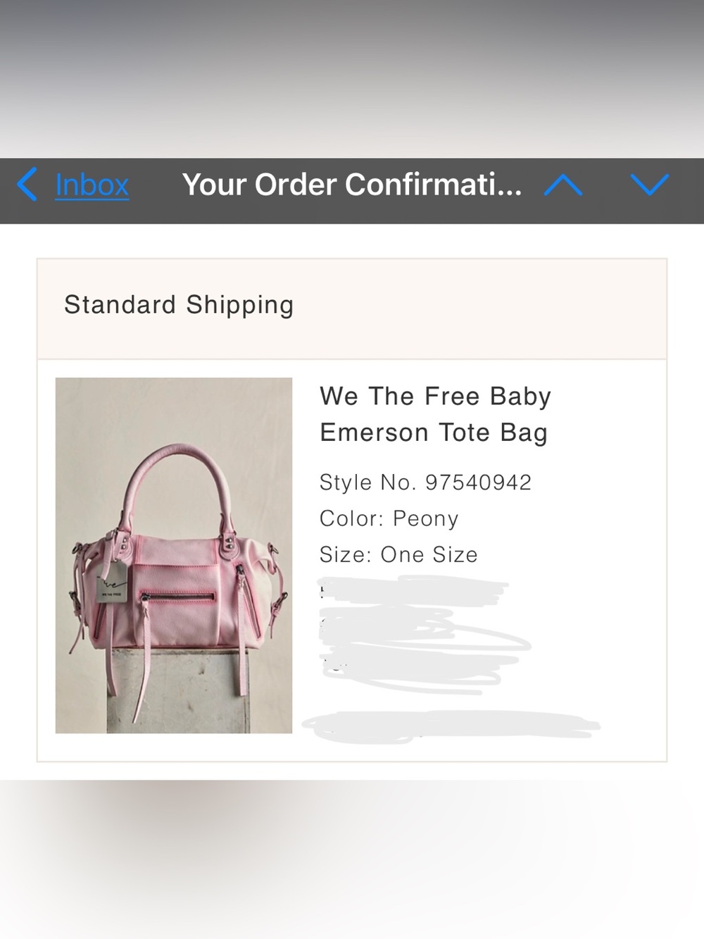 We The Free Baby Emerson Tote Bag in peony pink - Picture 6 of 9